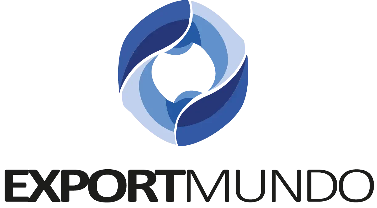 Logotipo de Exportmundo, empresa dedicada al comercio exterior y la exportación internacional. Descubre nuestros servicios de comercio global.